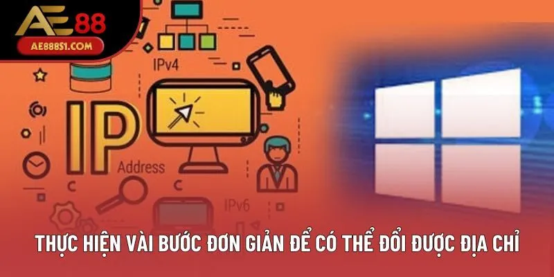 Thực hiện vài bước đơn giản để có thể đổi được địa chỉ