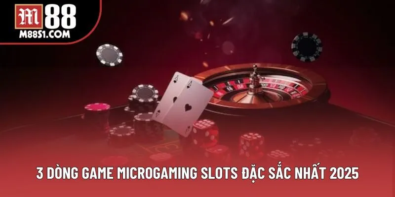 3 dòng game Microgaming Slots đặc sắc nhất 2025
